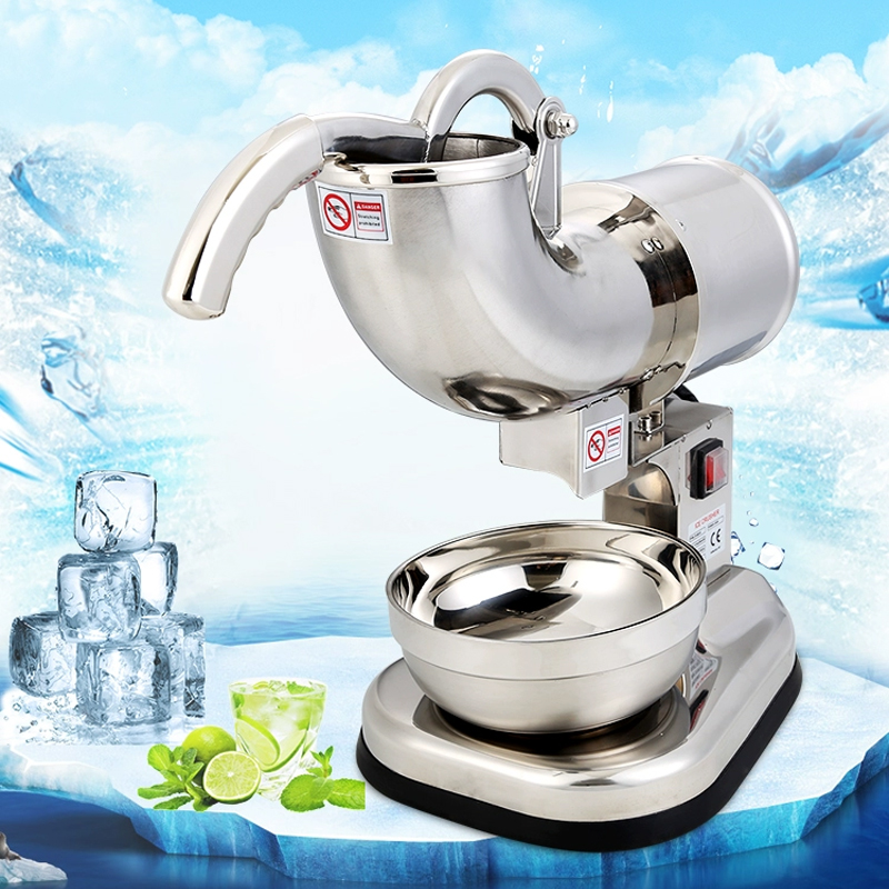 Ice Crusher Machine Commercial - Elektryczna maszynka do śnieżnych stożków, krajalnica