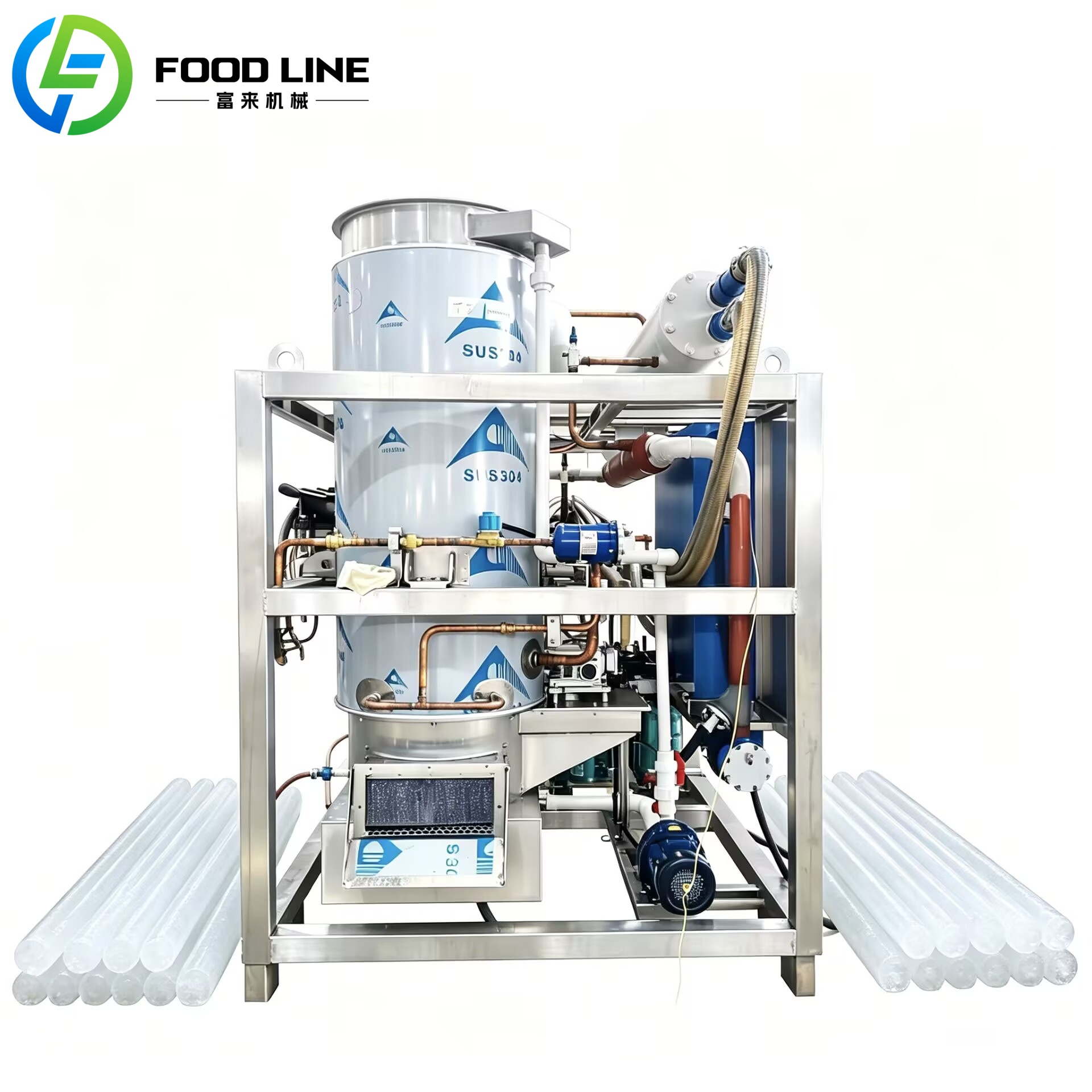Ice Tube Machine 500Kg - Maszyna do lodu w rurkach 500kg