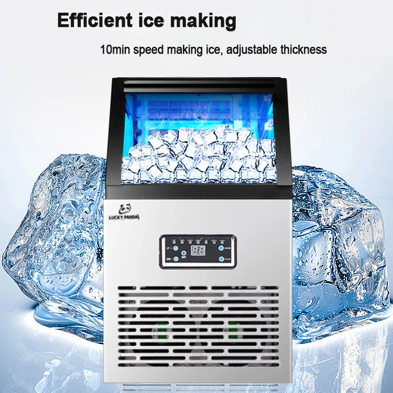 Commercial Ice Maker 100Kg - Automatyczna kostkarka do lodu 110V/220V do