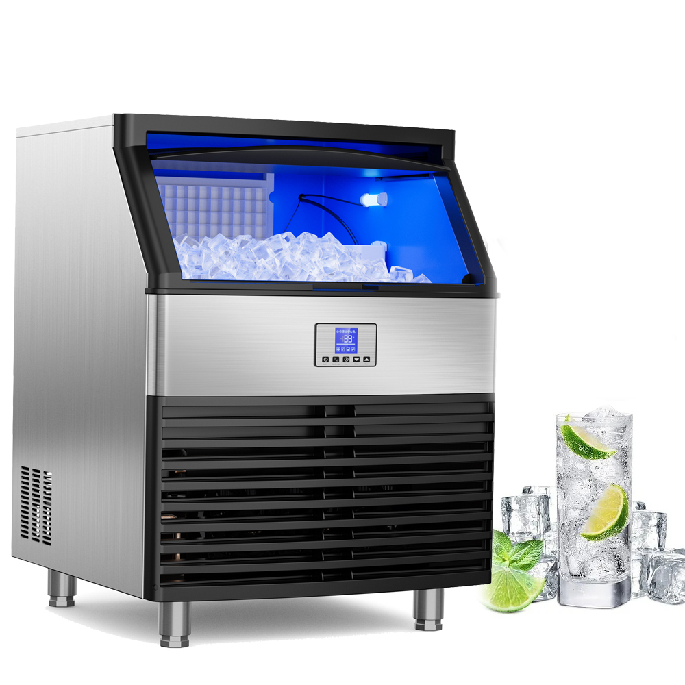 Commercial Ice Maker Air Cooled - Profesjonalna maszyna do lodu, wydajność 450