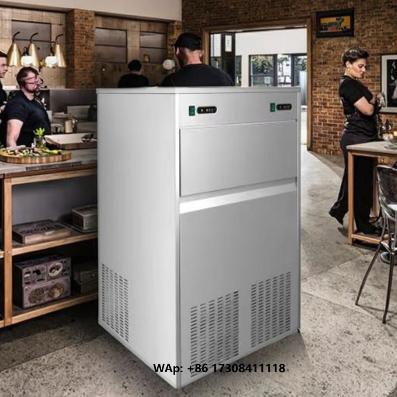 Commercial Ice Maker 100Kg - Profesjonalna maszyna do lodu w kształcie