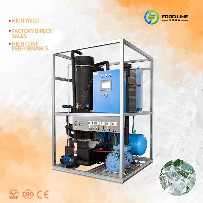 Ice Tube Machine 500Kg - Wysokiej jakości maszyna do lodu w
