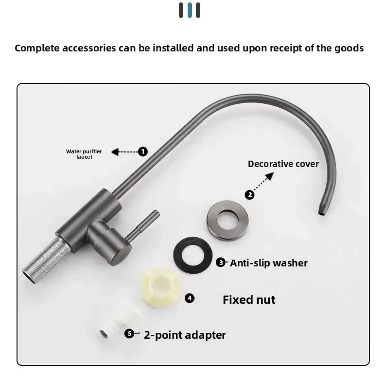 Ice Maker Water Filter - Kran kuchenny z filtrem do wody