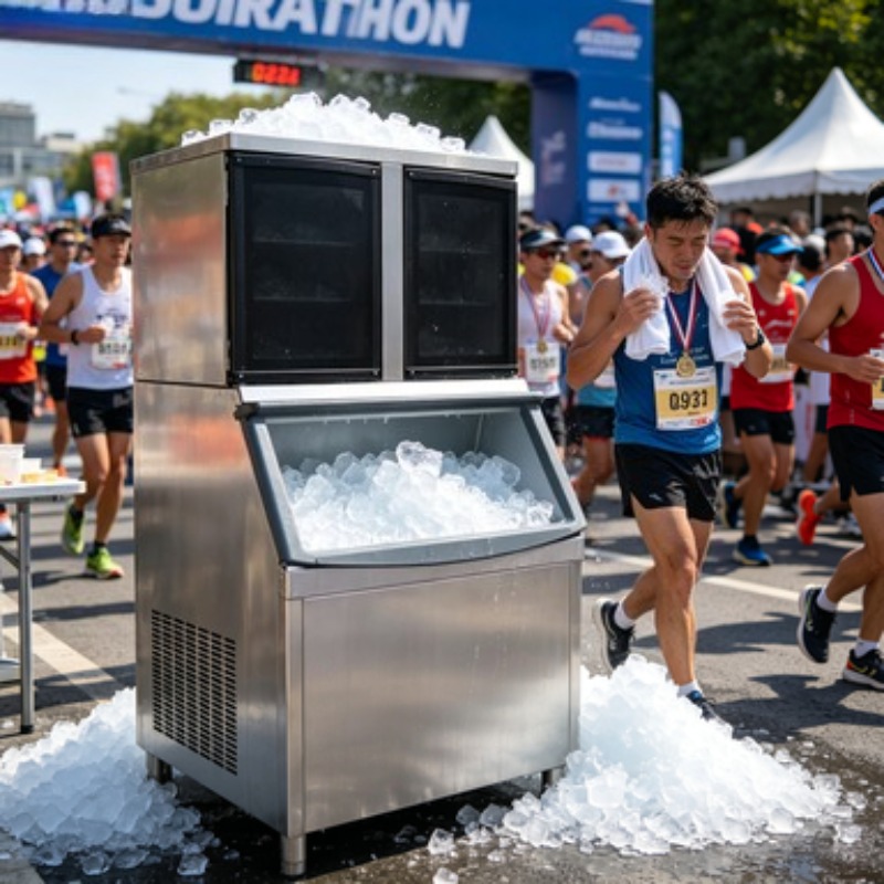 Profesjonalna kostkarka do lod – Commercial Ice Maker 200Kg Cube recenzja i cena