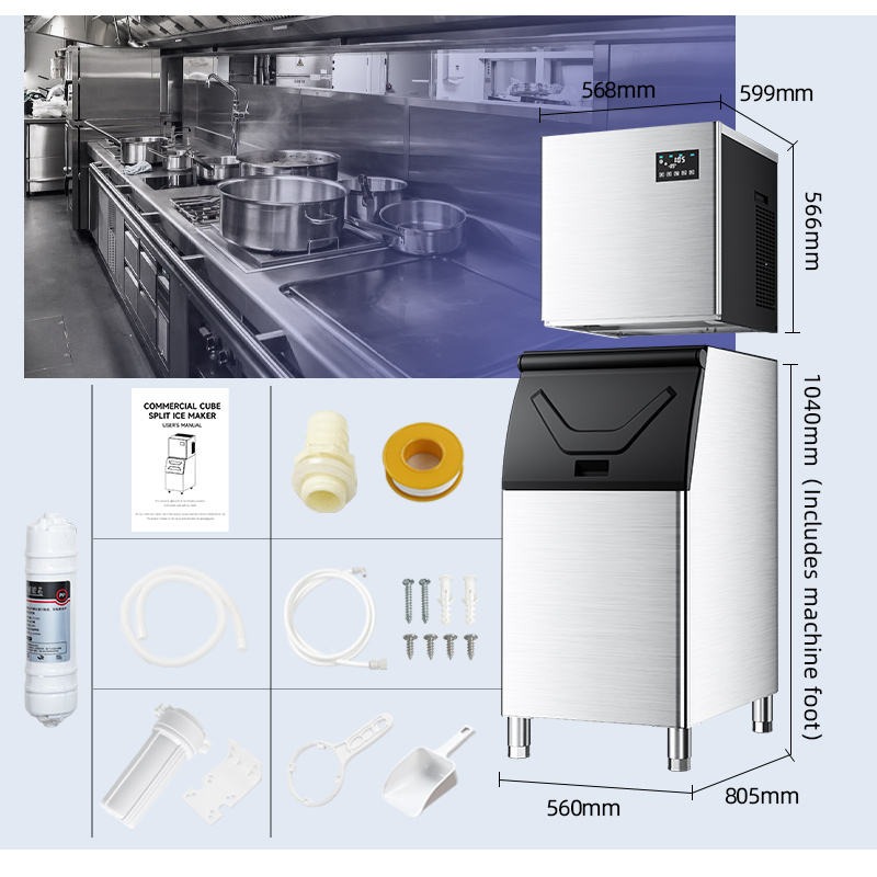Profesjonalna kostkarka do lod – Commercial Ice Maker 200Kg Cube recenzja i cena