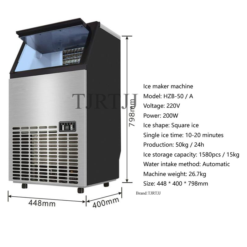 Profesjonalna, zintegrowana, c – Commercial Ice Maker Air Cooled recenzja i cena