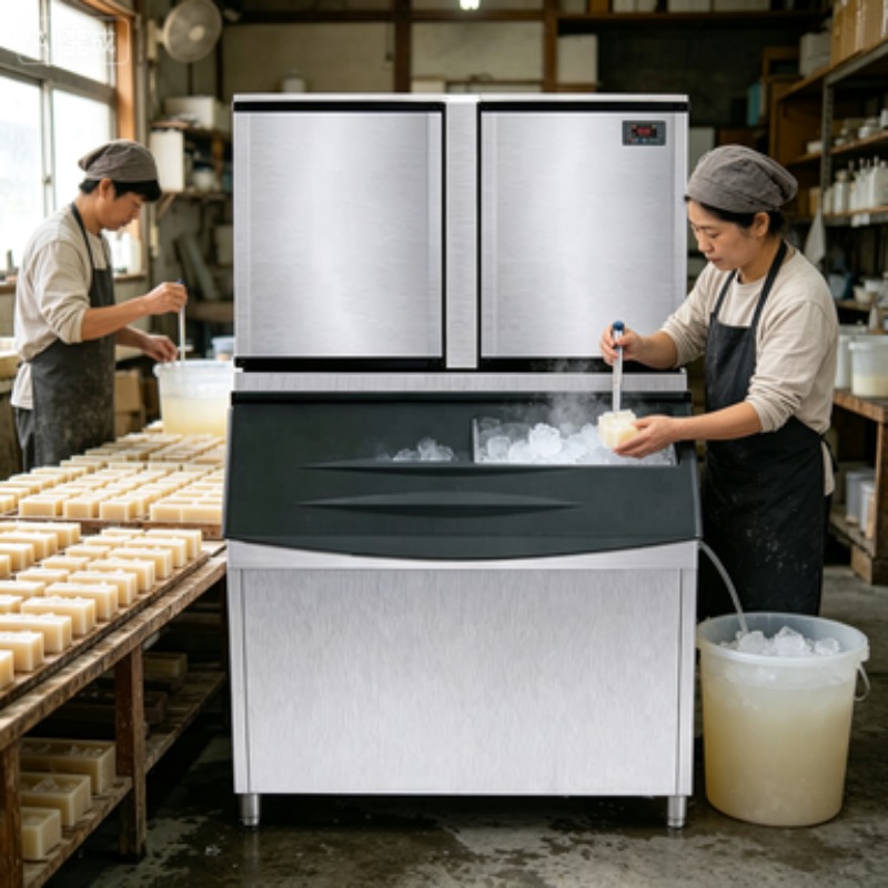 Profesjonalna maszyna do lodu  – Block Ice Machine 1 Ton recenzja i cena