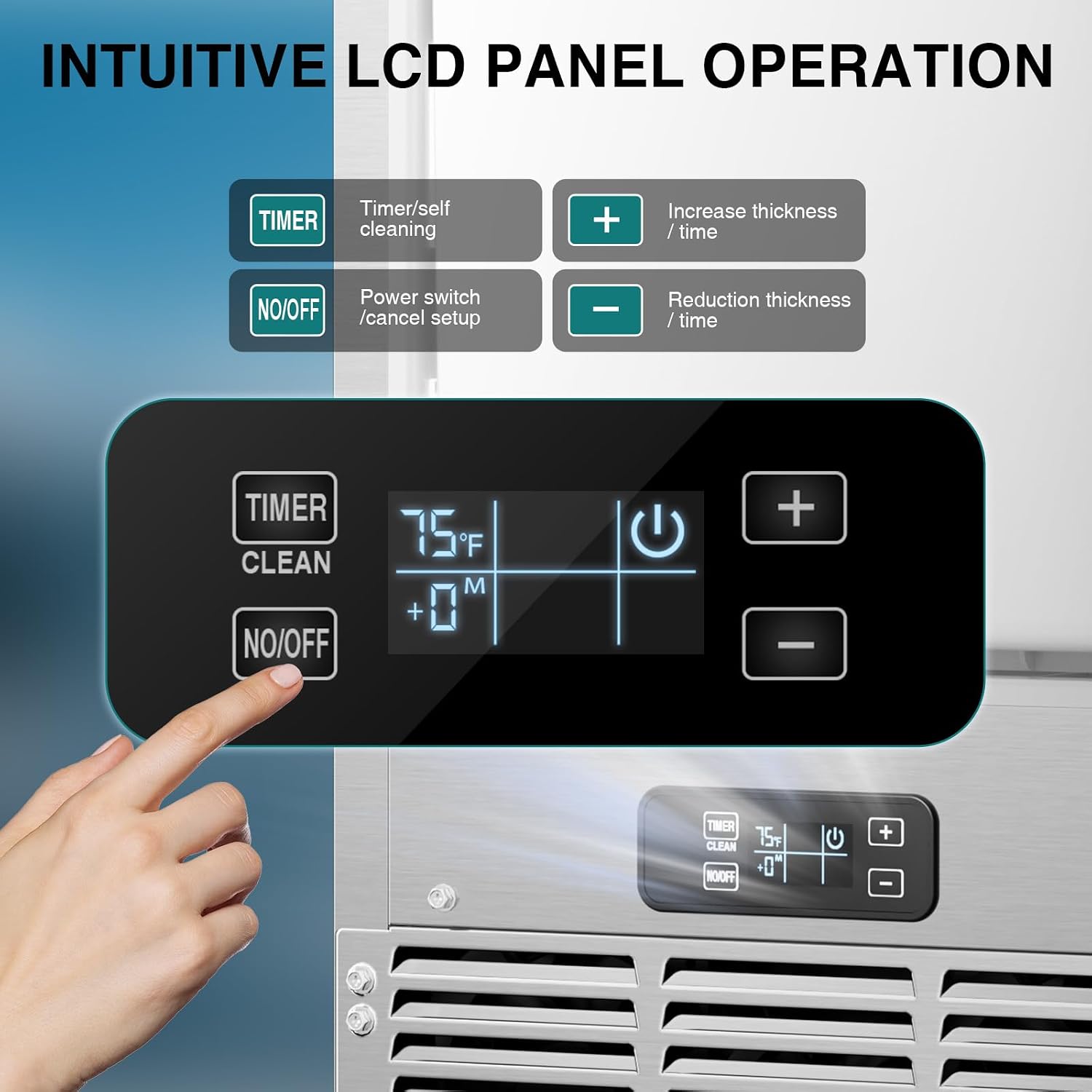 Maszyna do lodu pod blatem z c – Commercial Ice Maker Air Cooled recenzja i cena