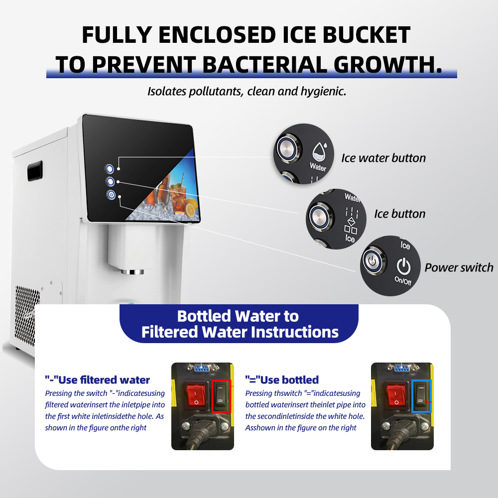 Hurtowy sprzedawca: Domowy, bi – Ice Machine 50Kg Nugget recenzja i cena