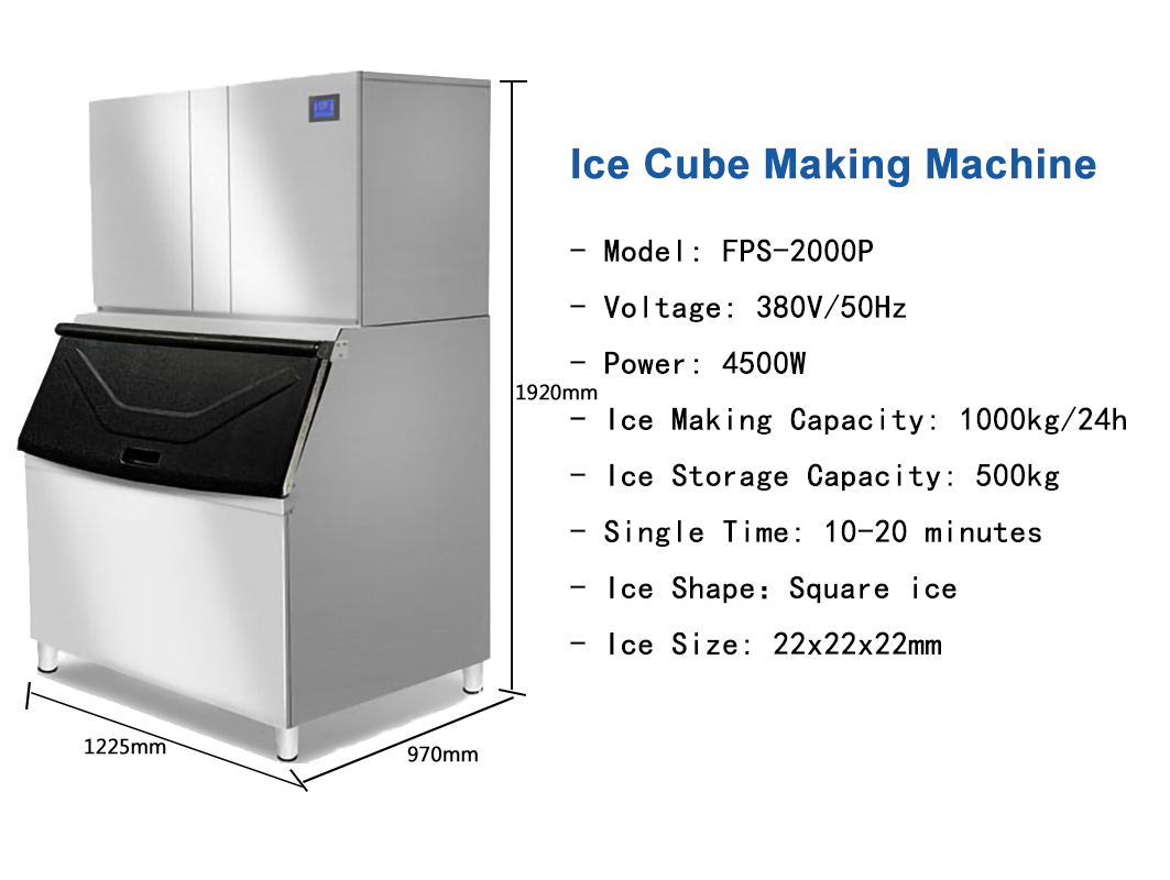 Nowa Profesjonalna Maszyna do  – Block Ice Machine 1 Ton recenzja i cena