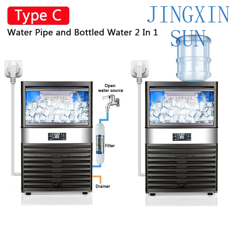 Automatyczna maszyna do lodu 1 – Commercial Ice Maker 100Kg recenzja i cena