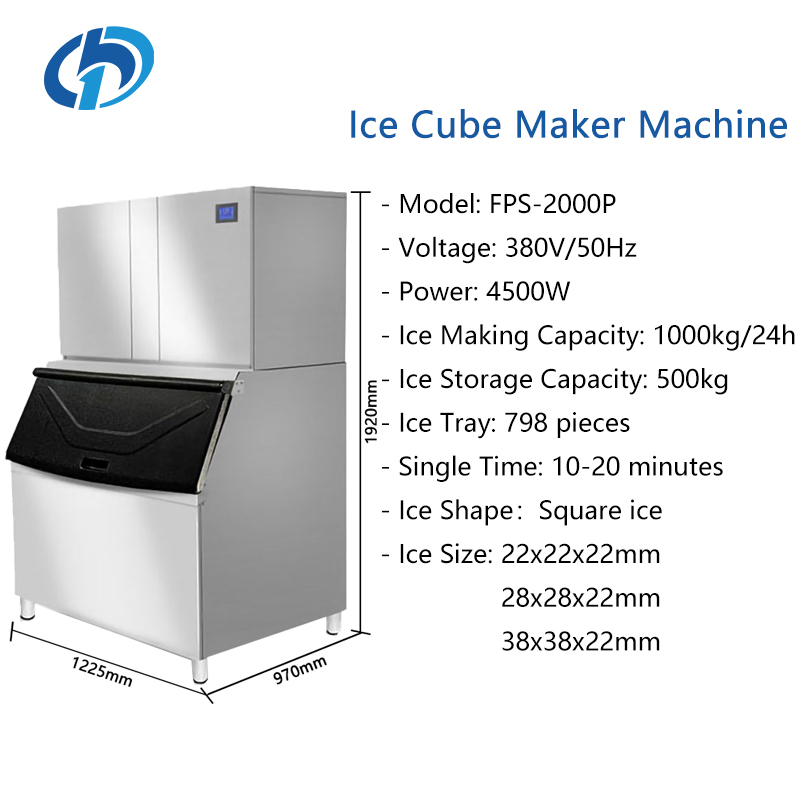 Maszyna do lodu w kostkach 1 t – Block Ice Machine 1 Ton recenzja i cena