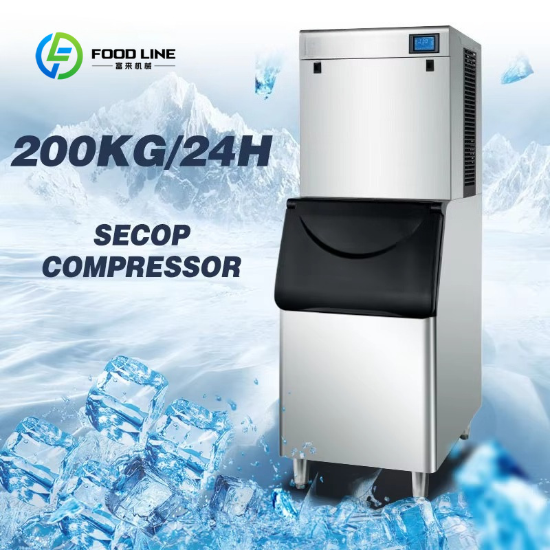 Automatyczna maszyna do lodu n – Commercial Ice Maker 200Kg Cube recenzja i cena