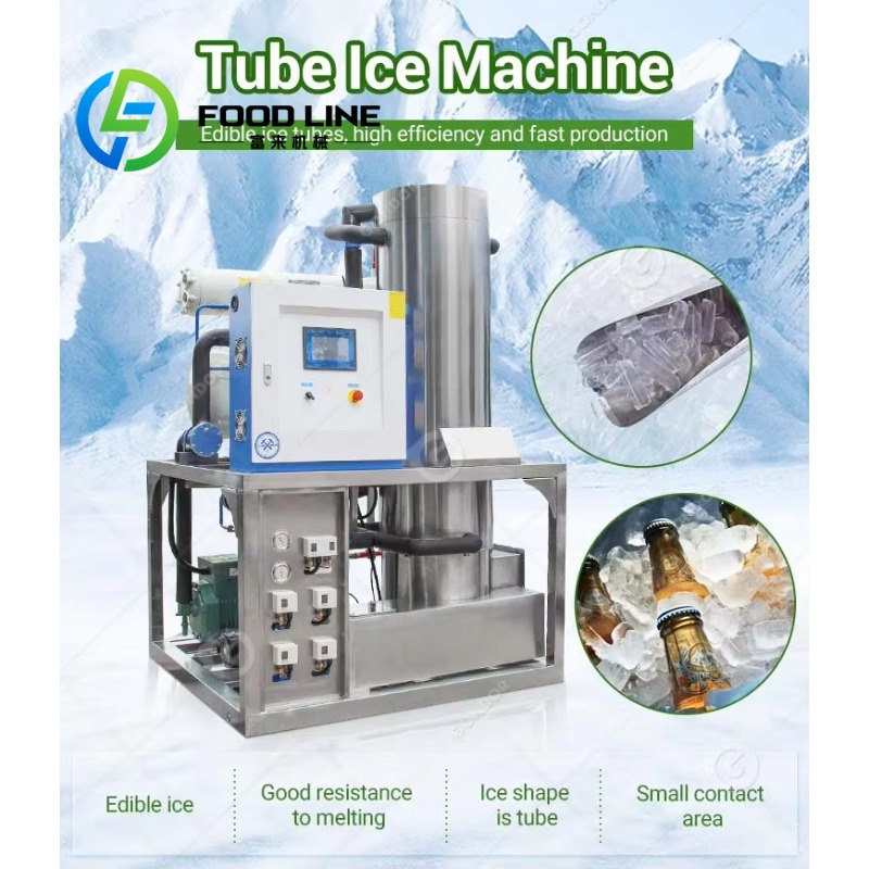 Maszyna do produkcji kostek lo – Ice Tube Machine 500Kg recenzja i cena