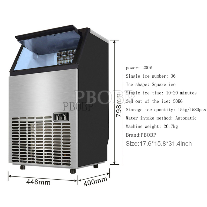 Elektryczna, komercyjna maszyn – Commercial Ice Maker Air Cooled recenzja i cena