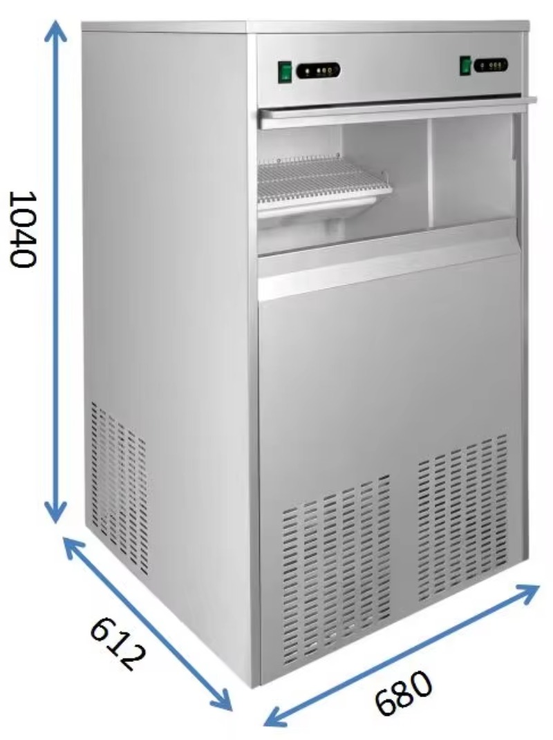 Profesjonalna maszyna do lodu  – Commercial Ice Maker 100Kg recenzja i cena