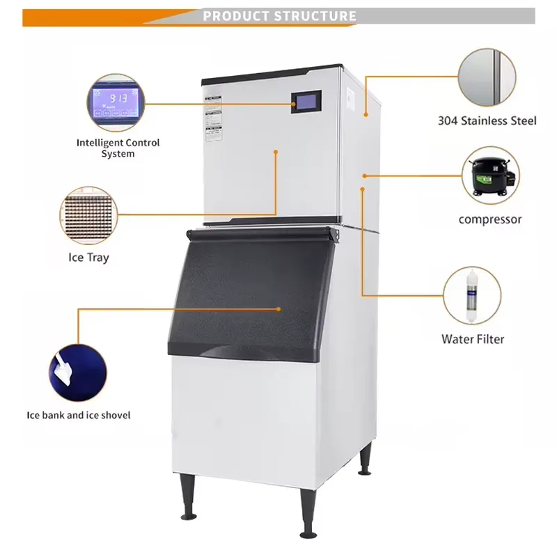 Profesjonalna kostkarka do lod – Commercial Ice Maker 200Kg Cube recenzja i cena