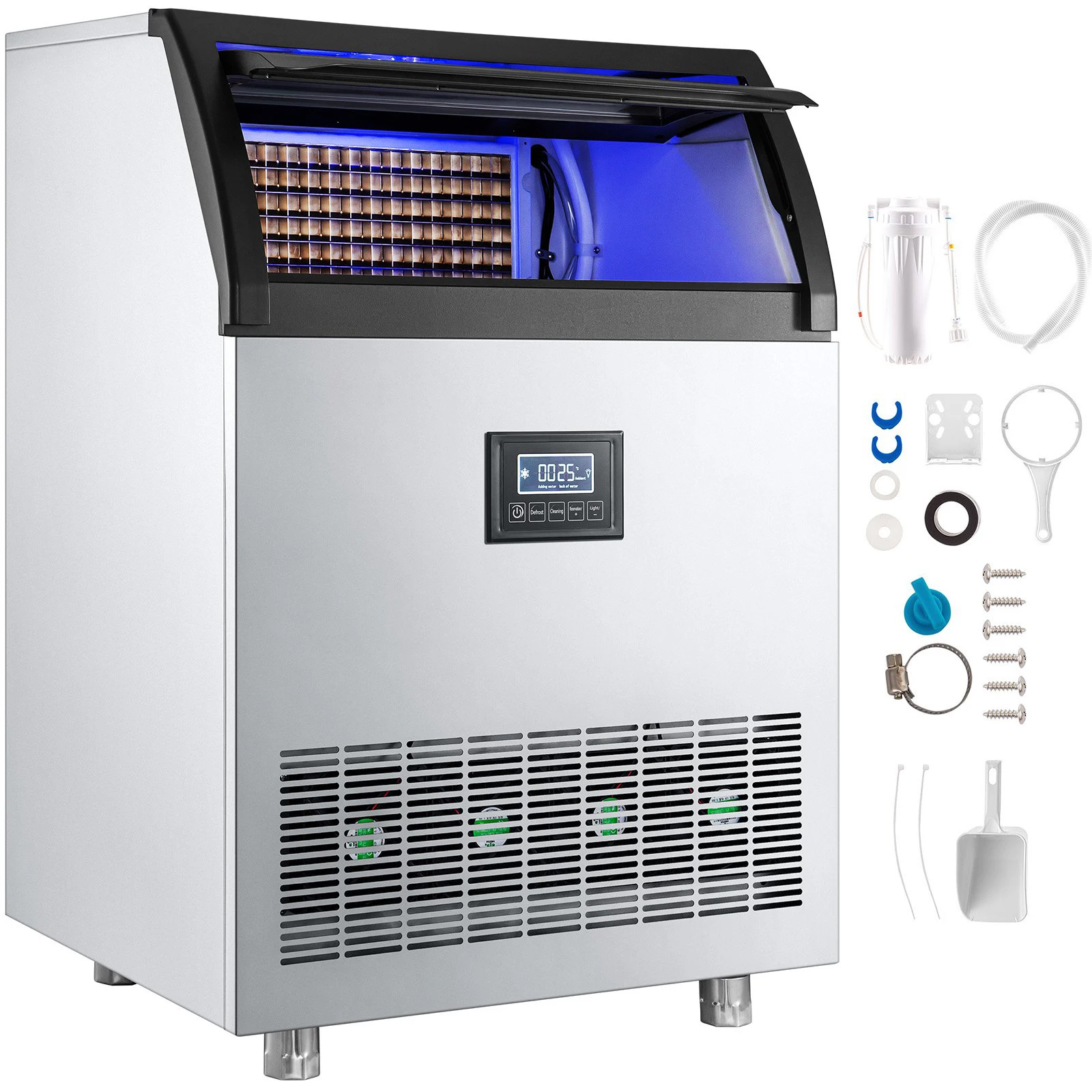 Maszyna do lodu WeWork 120kg/2 – Ice Maker Machine 25Kg recenzja i cena